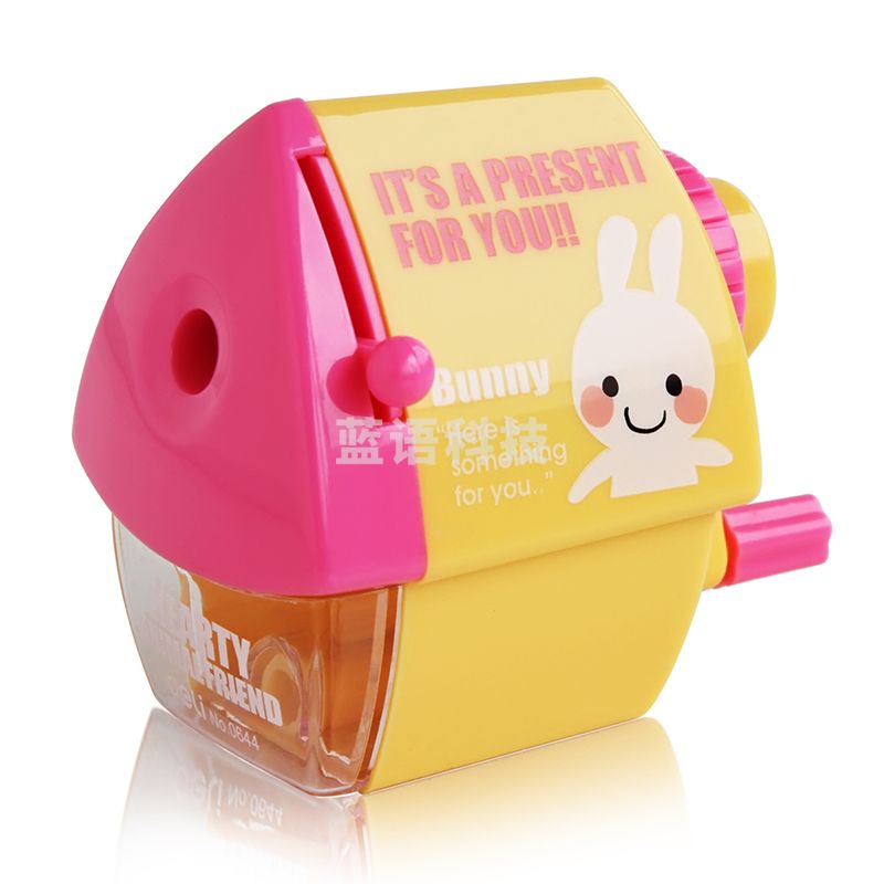 得力0644迷你型小屋削笔机(红)