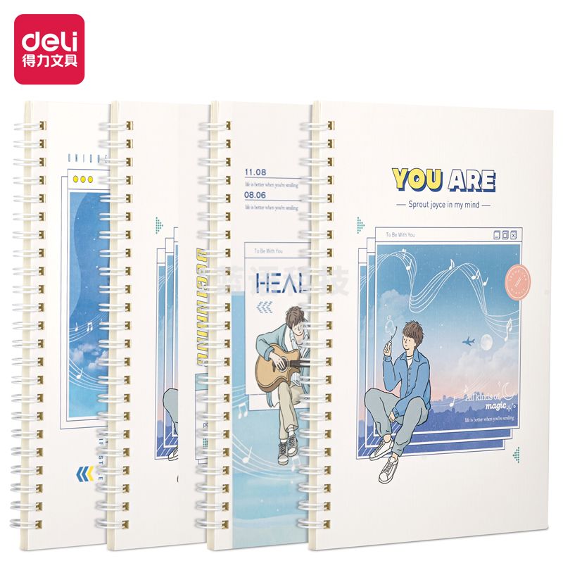 得力LA560螺旋本(限定记忆)(4本)