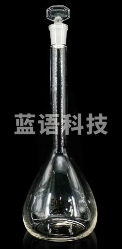 冰禹BYW-327 加厚玻璃容量瓶 实验室器皿容量瓶 500ml透明