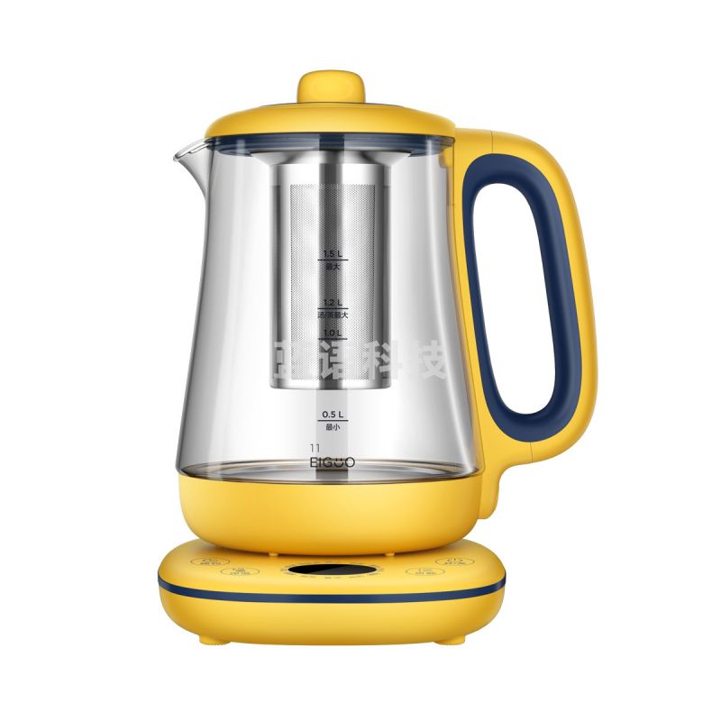 美的(Midea)MK-YS15C207  养生壶电水壶  1.5L多功能  煮茶壶煎药壶  加厚玻璃  分体式  全自动防干烧