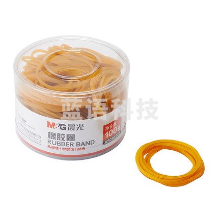 晨光 ASC99334  橡胶圈 橡皮筋乳胶圈牛皮筋100g/盒