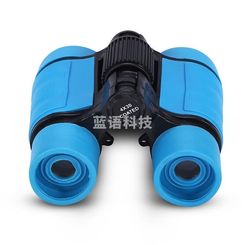 JHOPT巨宏4X30儿童望远镜 高倍高清炫彩双筒 便携（蓝色）