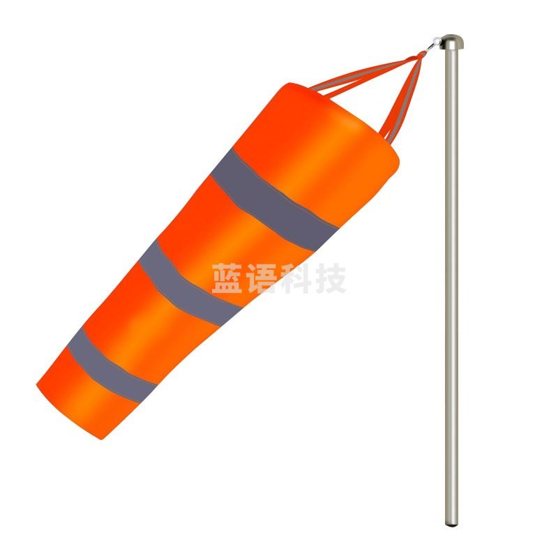 冰禹 风向标 风向检测工具 不锈钢1.95m米杆子 气象仪器