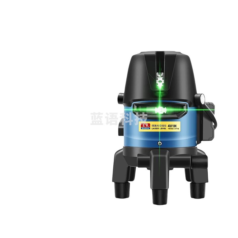 东成/Dongcheng 绿光5线水平仪 激光自动打线水平尺标线仪 投线仪 FF08-41 测绘专用仪器