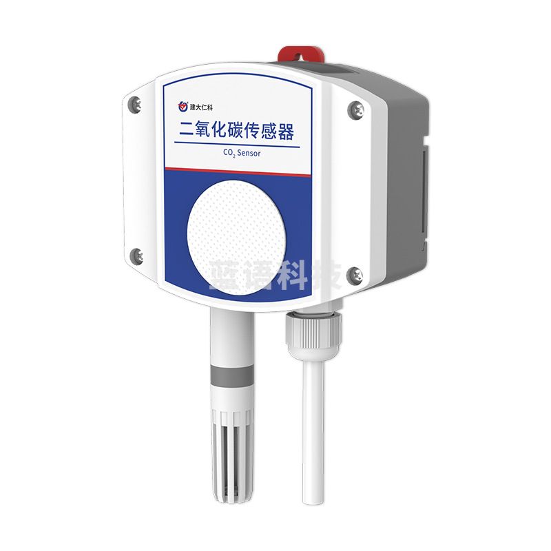 建大仁科 RS-*-N01-2D  二氧化碳传感器农业大棚监测485工业壁挂CO2气体浓度检测仪变送器 教学仪器
