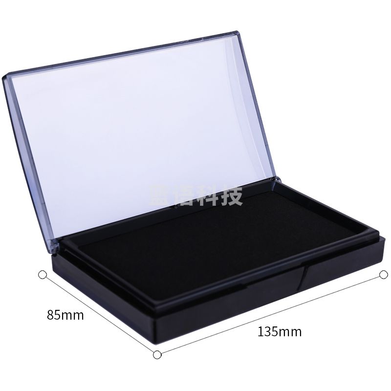 得力(deli)9864快干印台  137*88mm  (黑)(只)