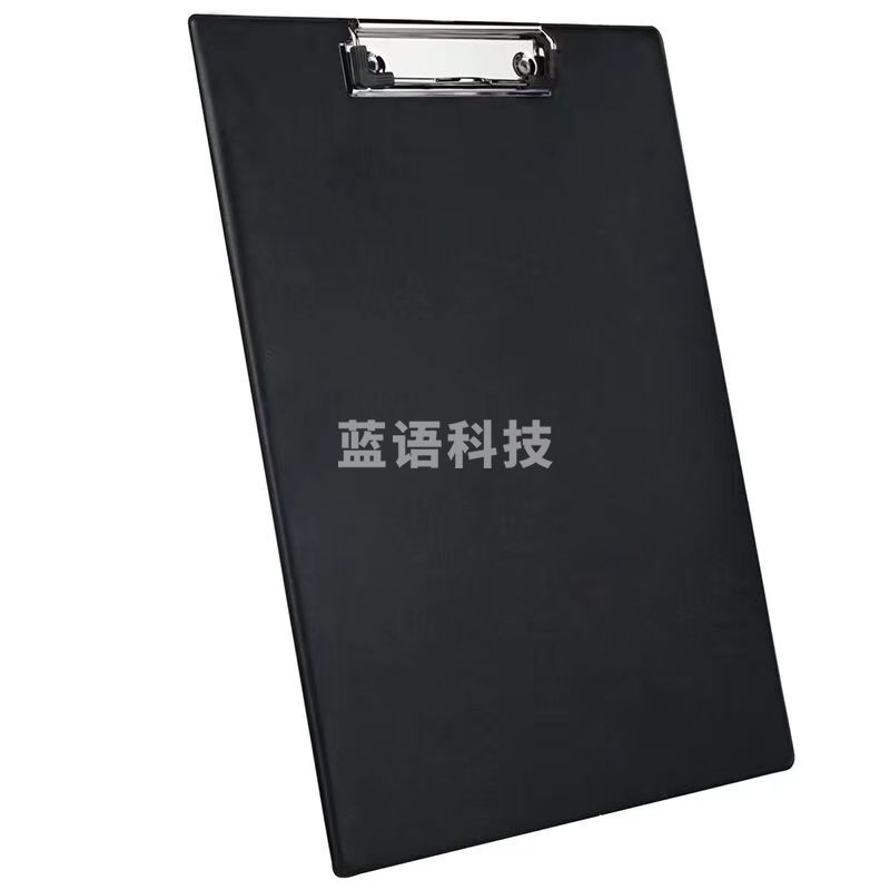 得力 9244板夹A4文件夹大垫板高档仿皮板夹可悬挂资料写字板