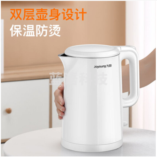 九阳 Joyoung 热水壶烧水壶电水壶 双层壶体 隔热防烫 优质温控 1.5L家用电水壶 K15FD-W123