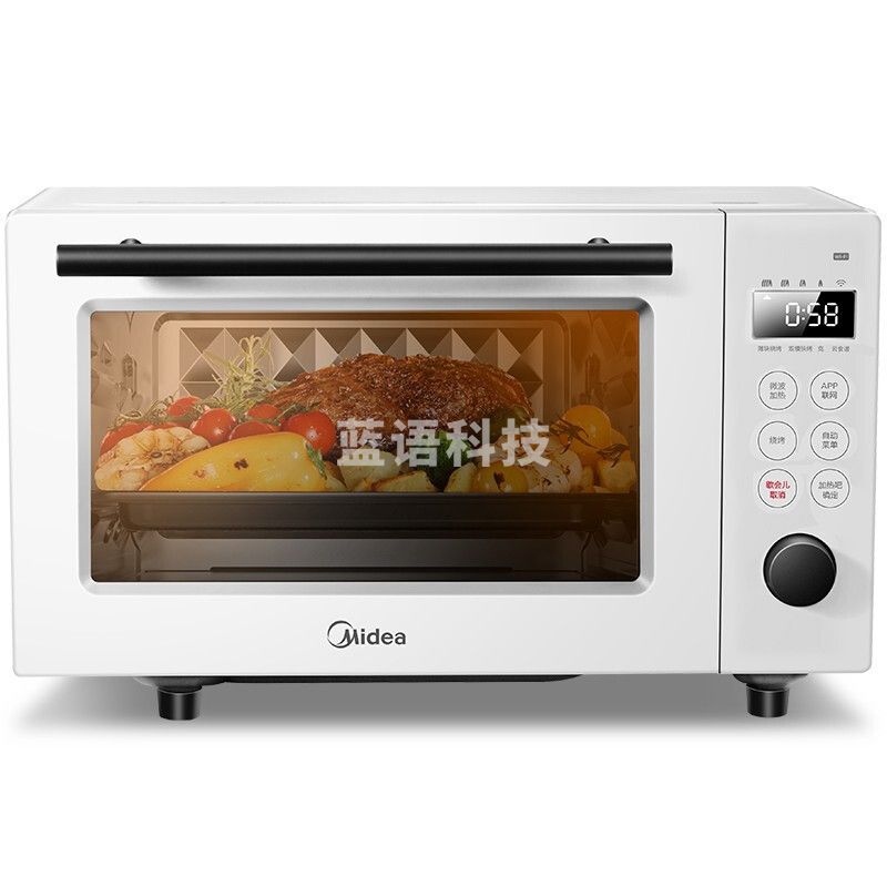 美的(Midea)M3-L20A8 家用微波炉 微烤一体机 智能家电 APP操控 健身食谱 智能湿度感应 20L