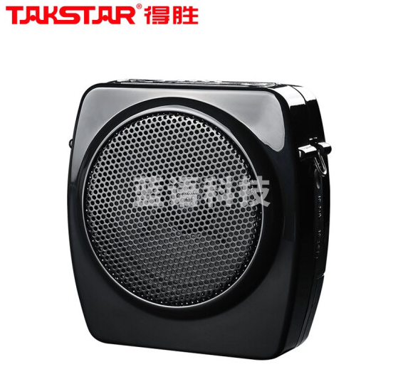 得胜(TAKSTAR) E6便携式大功率扩音器 教学专用导游教师耳麦喇叭扩音器 防尘防溅水 电量显示 黑色