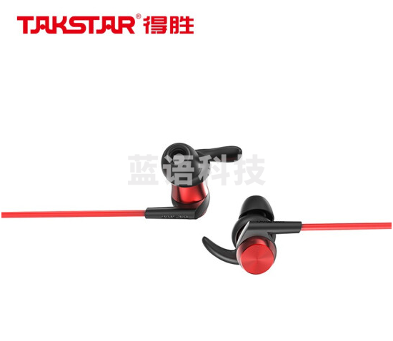 得胜(TAKSTAR)  DW1运动蓝牙耳机无线降噪通话跑步健身磁吸防水入耳式立体声德胜 红色