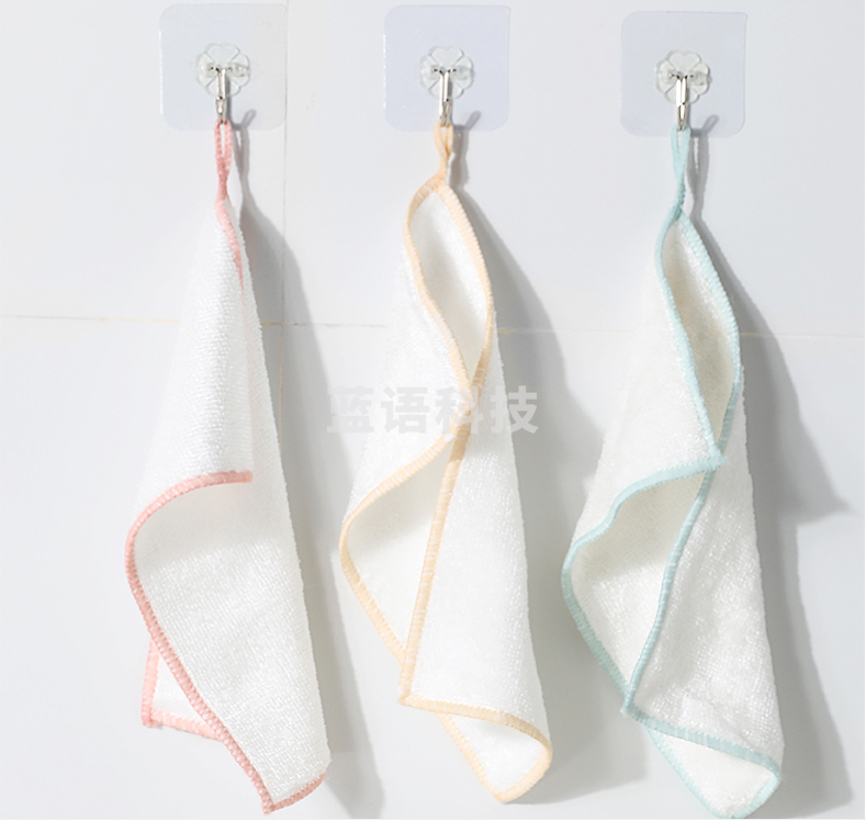 好媳妇 竹纤维抹布6片装 家用厨房不沾油百洁布