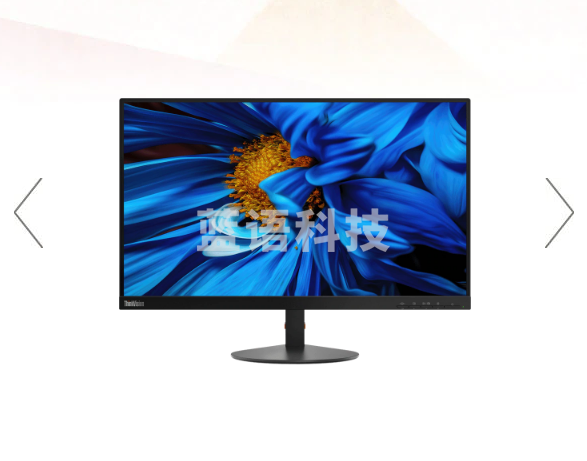 联想（Lenovo）ThinkVision S24e-20 23.8英寸商用办公电脑显示器 低蓝光 VGA HDMI接口