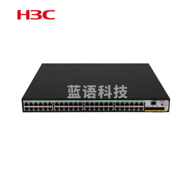 新华三H3C S5120V3-52S-PWR-LI L2以太网 网管接入交换机（48* PoE+电口+4*万兆光口）