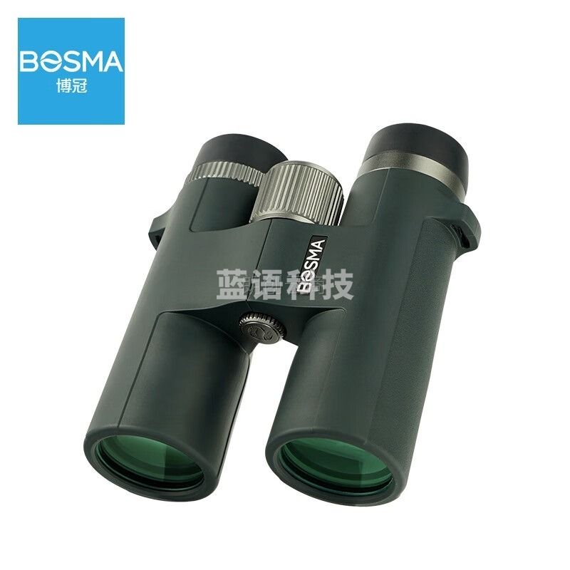 博冠BOSMA双筒望远镜高清高倍成人微光夜视便携鹭10X42绿