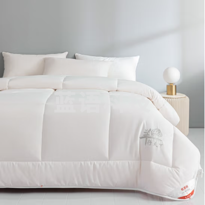 恒源祥羊毛被澳洲进口羊毛被子春秋被冬季冬被四季通用被芯床品 羊行天下【一星级】 180*200cm 5斤春秋被