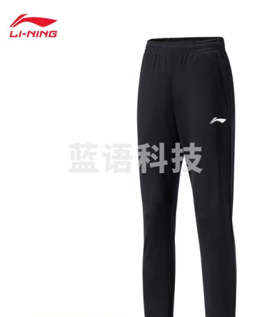 李宁羽毛球系列女子吸汗舒适卫裤AKLT318 黑色-1 S/M/L/XL/XXL码数