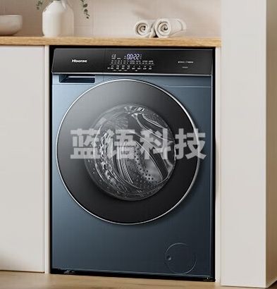 海信（Hisense）滚筒洗衣机全自动 10公斤洗烘一体 50cm超薄机身 智能双投放 活水洗2.0 HD10SE5 以旧换新 墨玉青