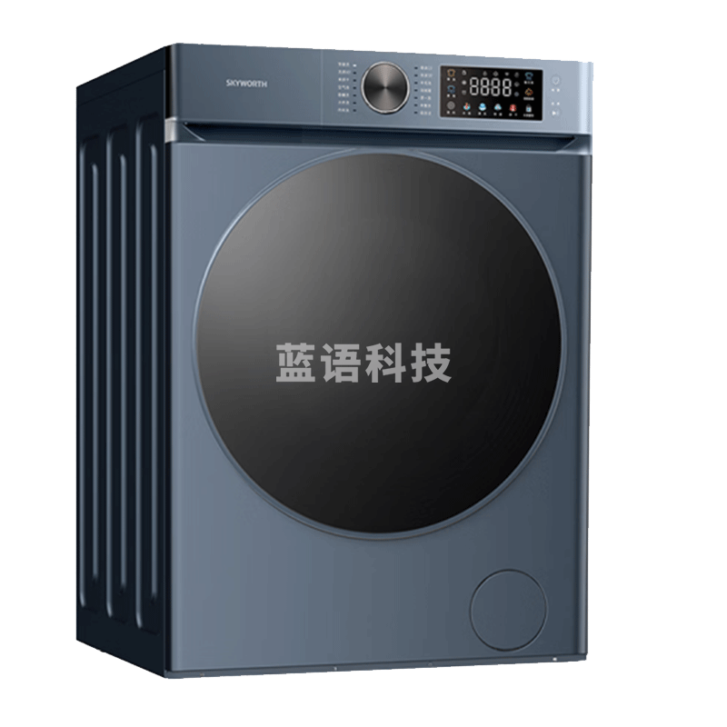 创维10公斤 洗衣机 F1055RD云锦蓝 微蒸除菌 DD直驱变频 银离子杀菌 时尚彩屏触控 F1055RD（不带烘干） DD直驱变频洗衣机