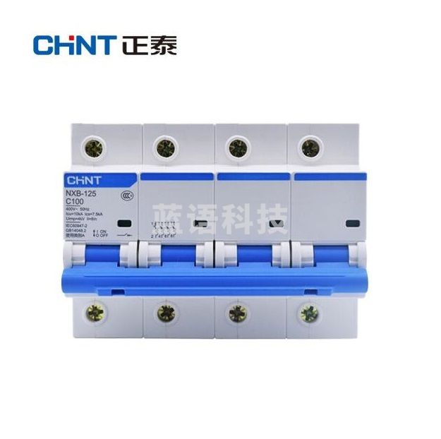 正泰(CHNT)家用空气开关 过载空气开关 NXB-125 4P C100