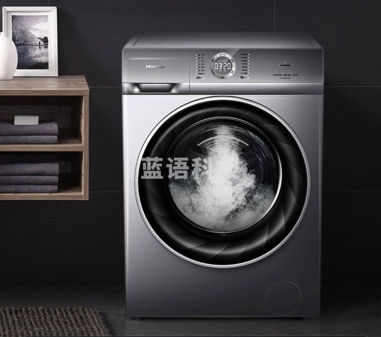 海信（Hisense10公斤大容量 DD直驱变频 洗烘一体变频滚筒洗衣机全自动HD100DF14DT