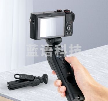 JJC 适用索尼a6600三脚架a7m3 a7r3 a7C ZV1 a6400 sony黑卡7微单相机手持支架 蓝牙遥控Vlog拍摄手柄 三角架