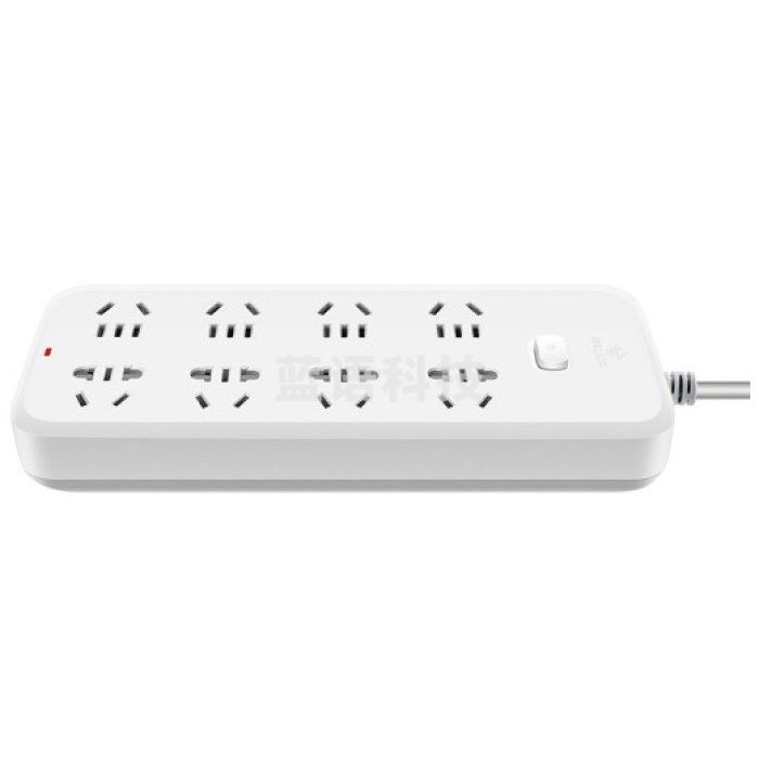 公牛 GN-B5080 电源插座带总控开关带儿童保护门8孔位接线板 3米