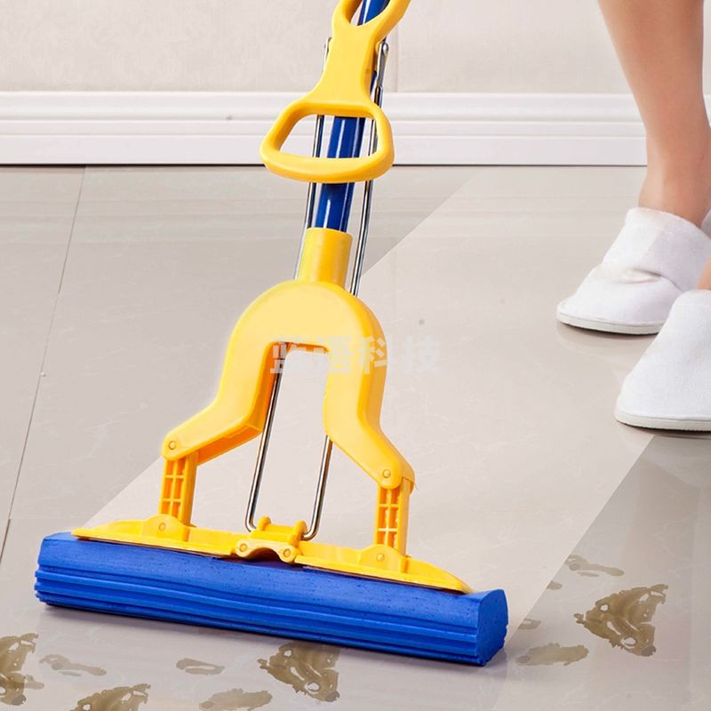 世家 魔法胶棉拖把 免手洗海绵地拖