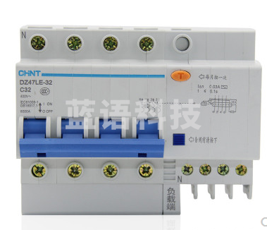 正泰( CHNT ) DZ47LE-32 4P C32A 小型漏电断路器