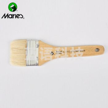 上海马利短杆猪鬃刷/猪鬃板刷 油画刷丙烯刷水粉刷 100把/箱