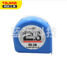 田岛（TaJIma）袖珍小号便携式卷尺长2米宽13毫米H13-20CH 1001-0031