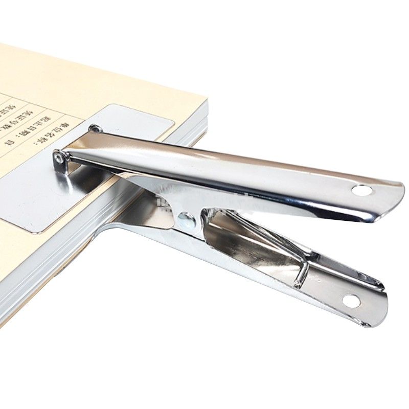 益美得 SH1012会计凭证装订夹 强力票据夹文件夹子财务打孔机装订夹固订夹大号夹模具夹子 装订夹  装订厚度6.5cm 1个装