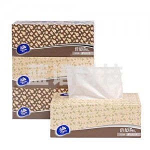 维达 VindaV2187 倍韧系列 盒装抽纸 面巾纸 二层200抽*3盒 1提