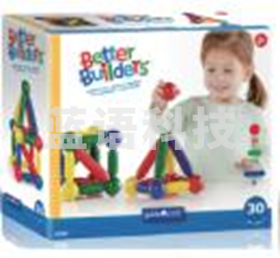 七色花 磁力棒益智积木-30件