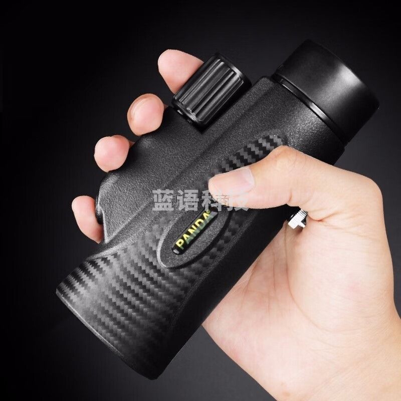 熊猫（PANDA）单筒望远镜 高倍高清夜视手持变倍非红外演唱会观鸟望远镜手机拍照望远镜 90K10*42