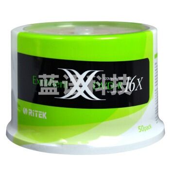 铼德(RITEK) 台产X系列 DVD-R 16速4.7G 空白光盘/光碟/刻录盘 桶装50片