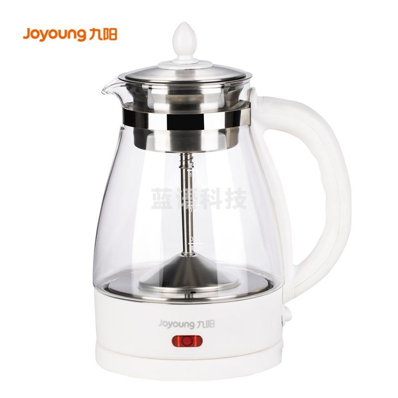 九阳（Joyoung）H6-Tea821-A1 电热水壶 迷你玻璃花茶壶 蒸汽喷淋式 白