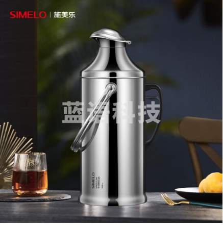 SIMELO（施美乐）印象京都玻璃内胆保温壶3.2L 家用热水瓶 暖壶保温瓶 学生宿舍水壶（鸭嘴版）