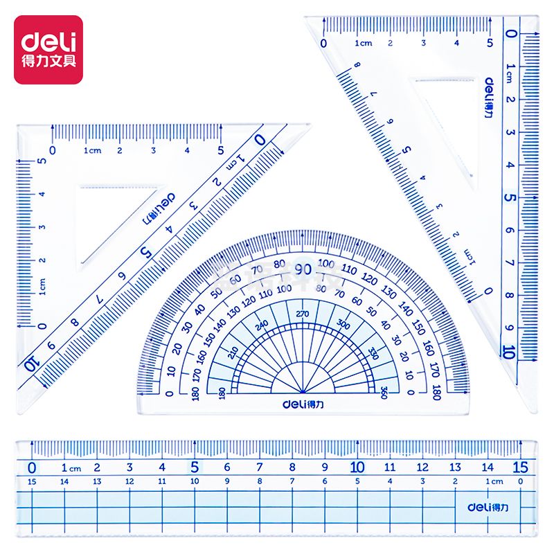 得力79541A 源源得力15cm套尺(蓝色)(套)