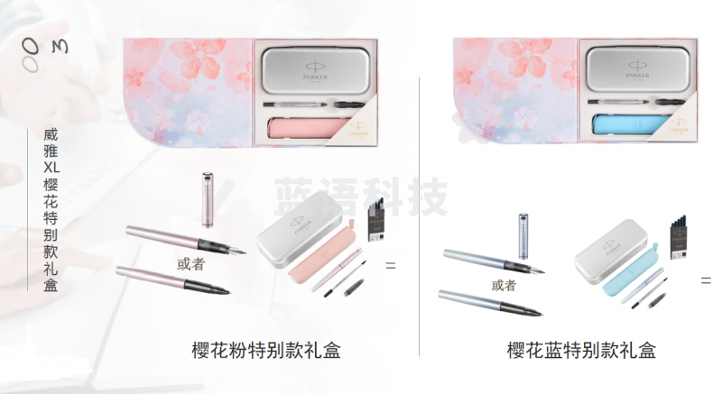 派克-威雅XL樱花特别款礼盒