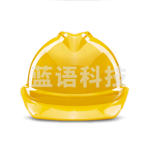 诺瑞斯安 安全帽 新国标ABS 防砸透气 工业头盔电力工程工地建筑施工抗冲击 免费印字 V型透气黄色