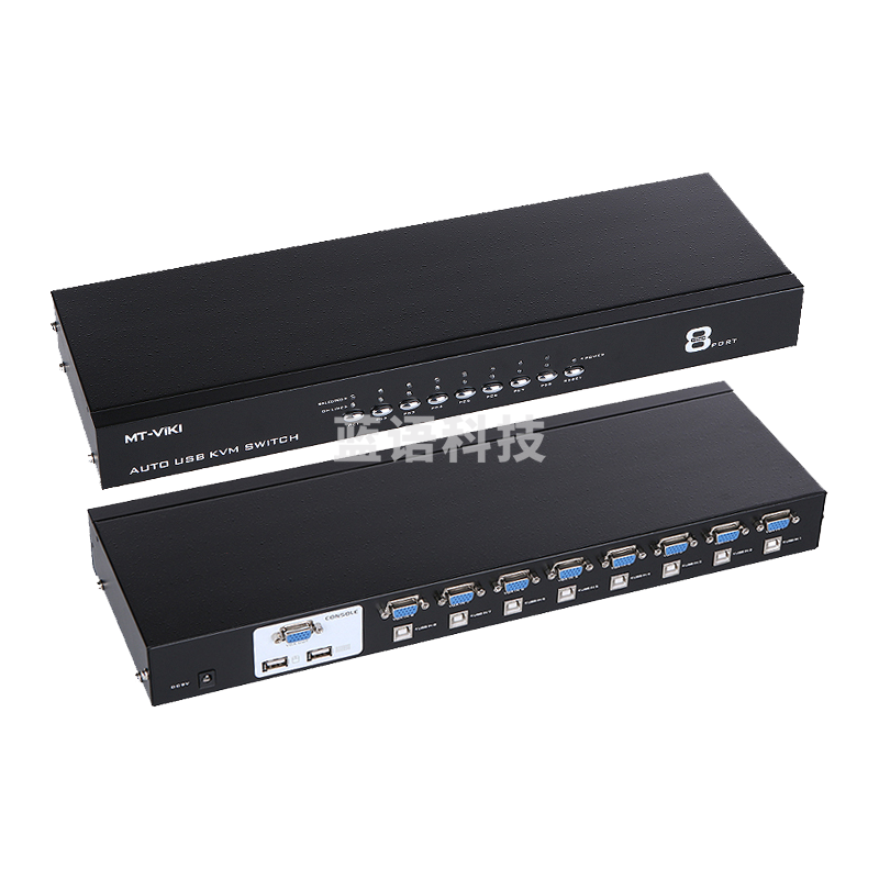 迈拓维矩MT-2108UL kvm切换器8口usb自动显示器vga电脑切换器8进1出
