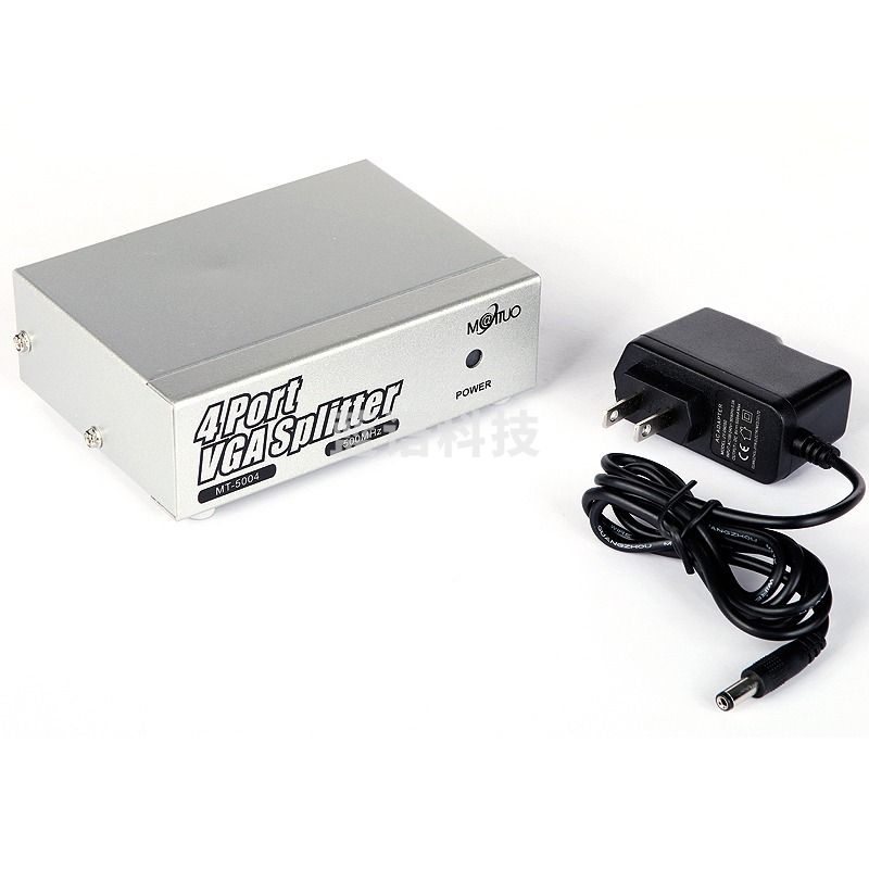 迈拓维矩 MT-5004 高清四口 VGA分配器  500MHZ