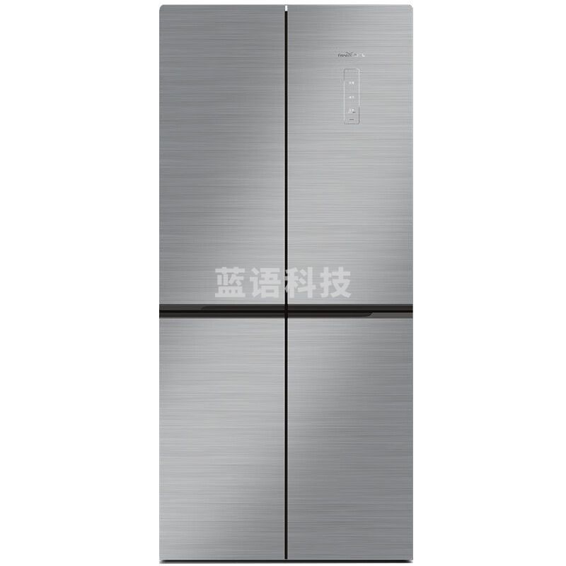 新飞（ Frestec）432升 十字对开门 冰箱 变频一级 风冷无霜 彩晶玻璃面板 BCD-432WG8A