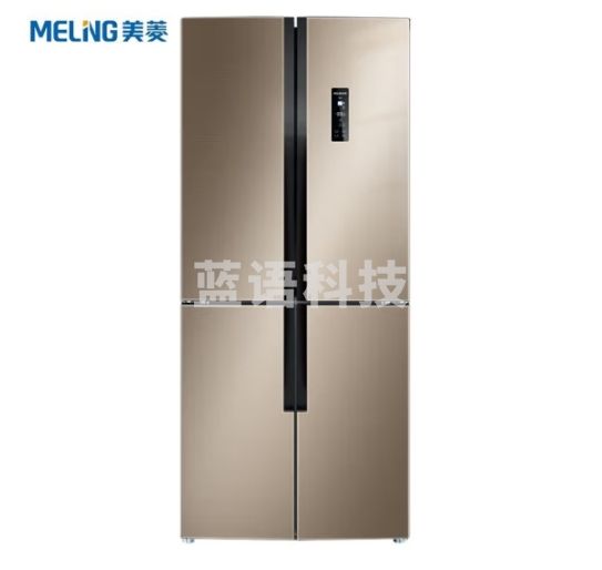 美菱(MELING)432升十字四开门电冰箱家用风冷无霜智能双变频净味一级能效BCD-432WPU9CX