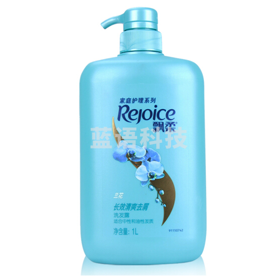 飘柔 1L 兰花清爽洗发露 发质顺滑 新老包装随机发
