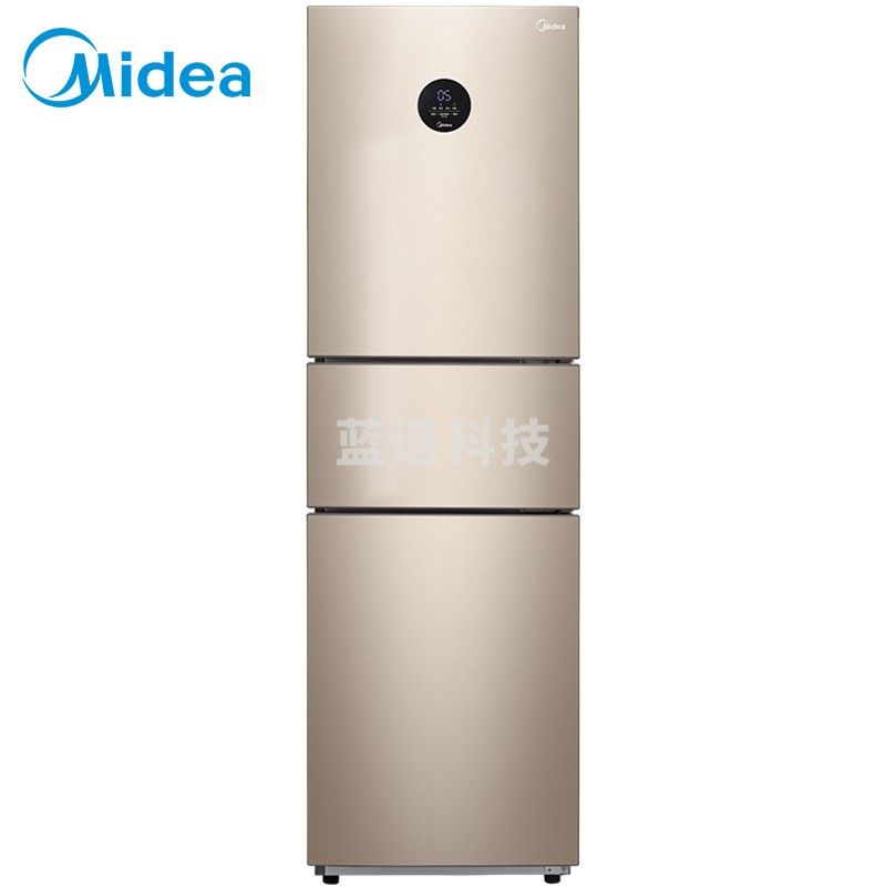 美的(Midea) 231升新风冷无霜家用小冰箱三门变频节能静音铂金净味双系统制冷 BCD-231WTPZM(E)