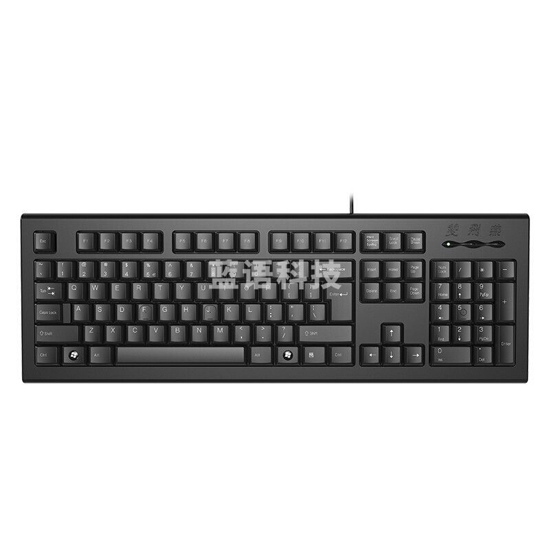 双飞燕 有线键盘 KR-85 (黑色) PS/2