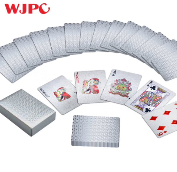 望京扑克塑料扑克牌土豪金 酷炫德州扑克 花切魔术扑克 高档高颜值飞牌