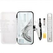 得力(deli)72150 绘图考试圆规套尺套装(圆规+铅芯+橡皮+直尺+三角尺*2+量角器)7件套